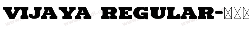 Vijaya Regular字体转换